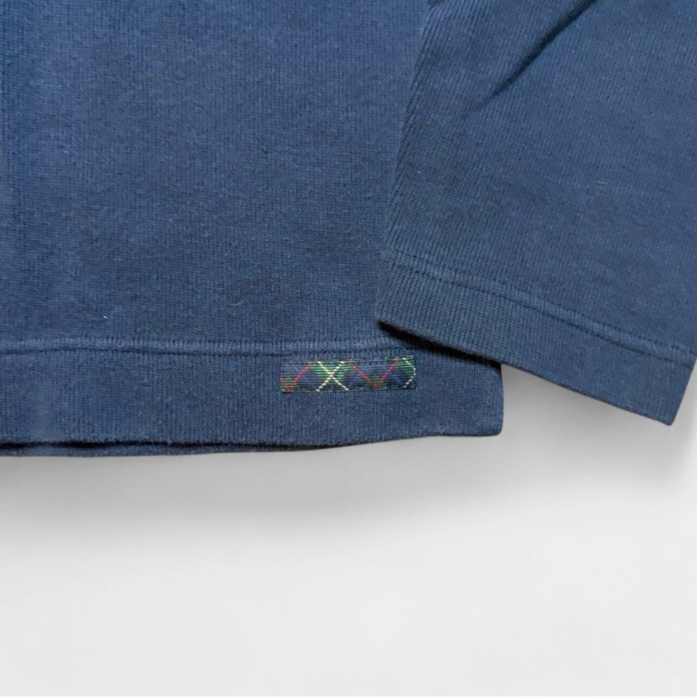 Navy Quarter-Zip Pendleton Pullover - image 4